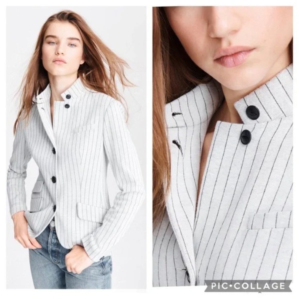 Rag & Bone Slade Cotton Jersey Blazer Size 8